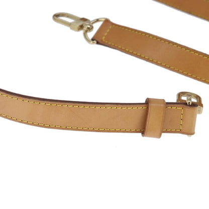 Louis Vuitton Adjustable Shoulder Strap Leather, BEIGE, LEATHER, Straps