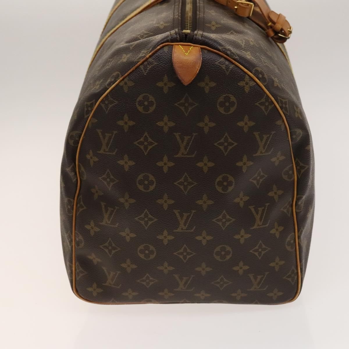 Louis Vuitton Keepall Bag Monogram Canvas, BROWN, CANVAS, Travel bag