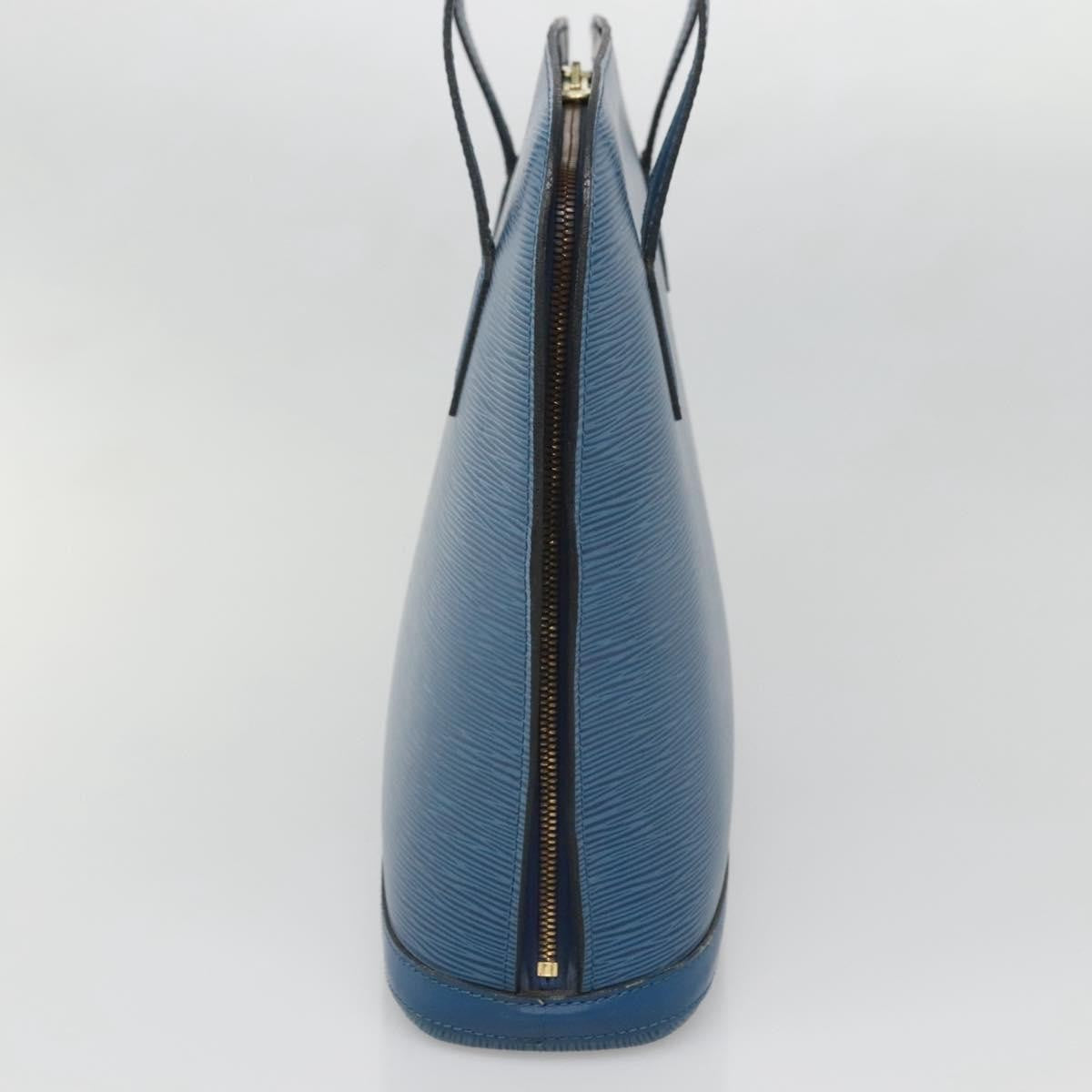 Louis Vuitton Lussac Handbag Epi Leather, BLUE, LEATHER, Shoulder bag