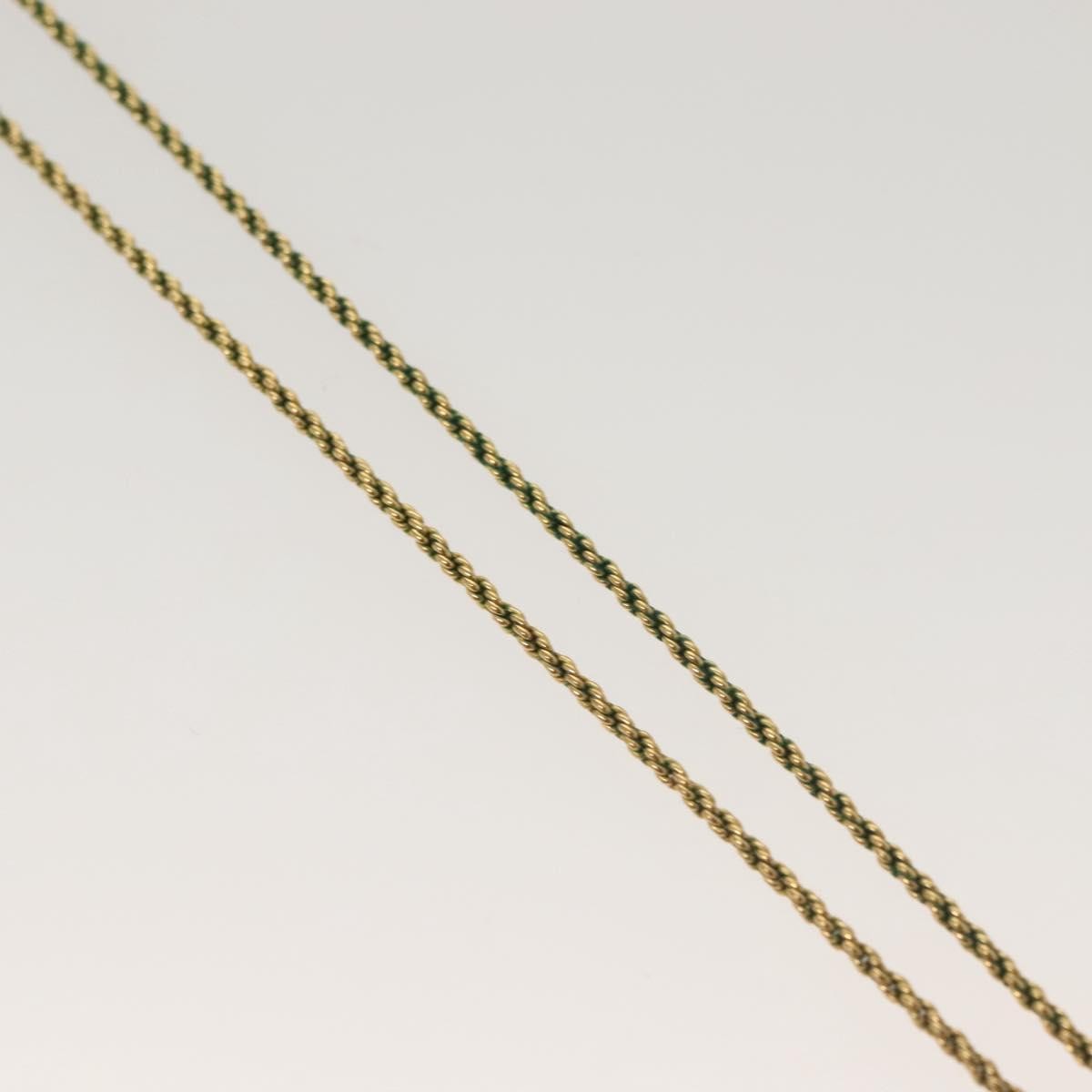 Christian Dior CD Pendant Necklace Metal, GOLD, METAL, Necklace