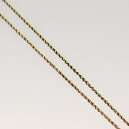 Christian Dior CD Pendant Necklace Metal, GOLD, METAL, Necklace
