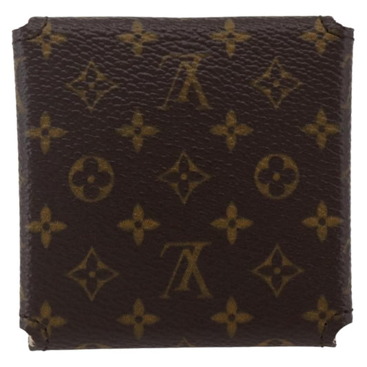 Louis Vuitton CASE JEWELRY BOX Canvas, BROWN, CANVAS, Wallets