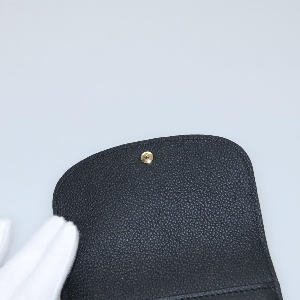 Louis Vuitton Ariane Wallet Monogram Empreinte Leather, BLACK, LEATHER, Wallets