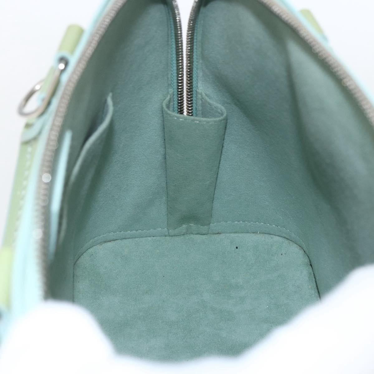 Louis Vuitton Alma Handbag Monogram Vernis, GREEN, PATENT_LEATHER, Handbag