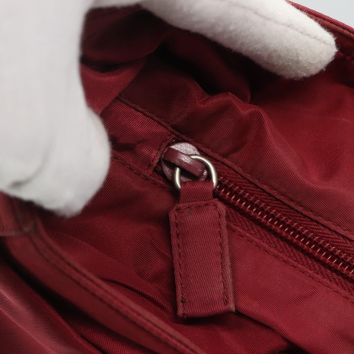 Prada Vintage Zip Tote Tessuto, RED, NYLON, Tote bag