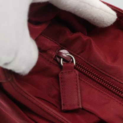 Prada Vintage Zip Tote Tessuto, RED, NYLON, Tote bag