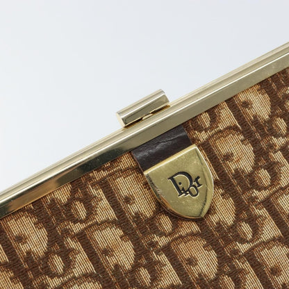 Christian Dior Vintage Trotter Pouch Diorissimo Canvas, BROWN, CANVAS, Clutche & pouche