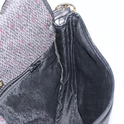 Saint Laurent Vintage Shoulder Bag Canvas, GRAY, CANVAS, Shoulder bag