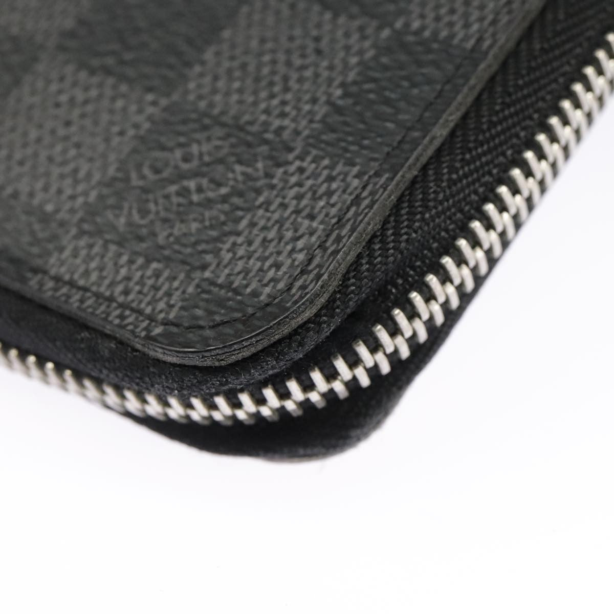 Louis Vuitton Zippy wallet vertical Damier Graphite, Gray, Canvas, Wallet