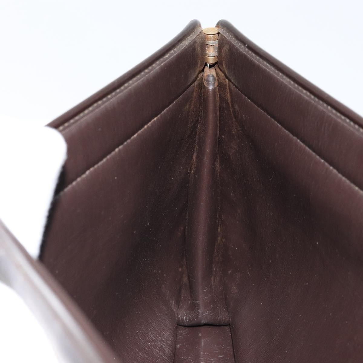 Christian Dior Vintage Trotter Pouch Canvas, BROWN, CANVAS, Clutche & pouche