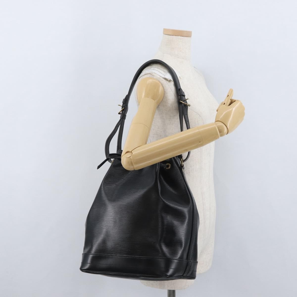 Louis Vuitton Noe Handbag Epi Leather, Black, Leather, Shoulder Bag