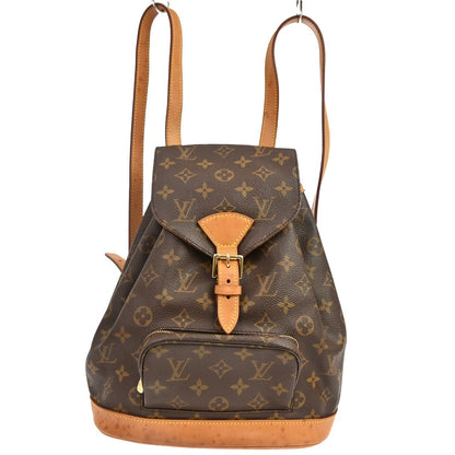 Louis Vuitton Vintage Montsouris Backpack Monogram Canvas, Brown, Canvas, Backpack