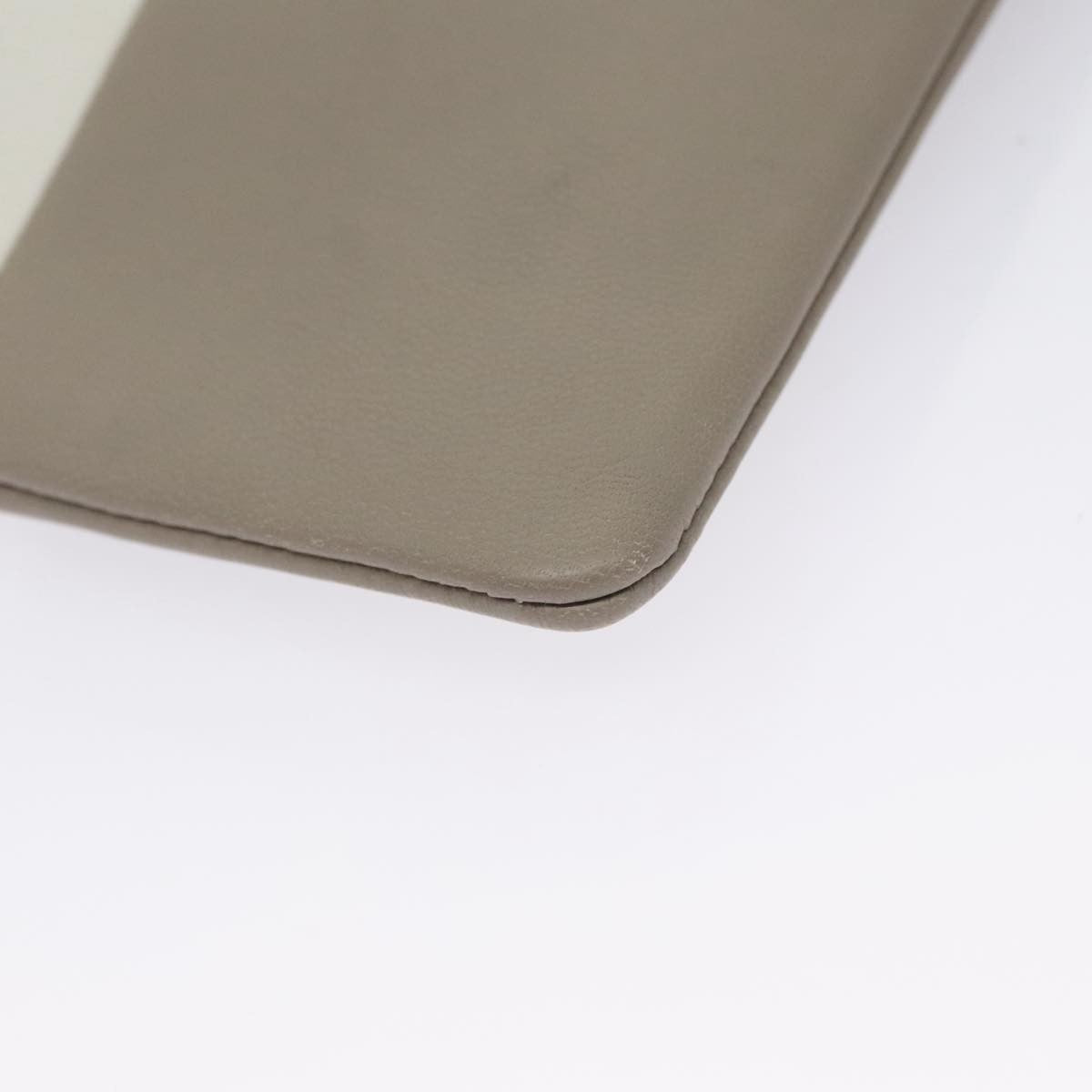 Celine Bicolor Solo Clutch Leather, GRAY, LEATHER, Clutche & pouche