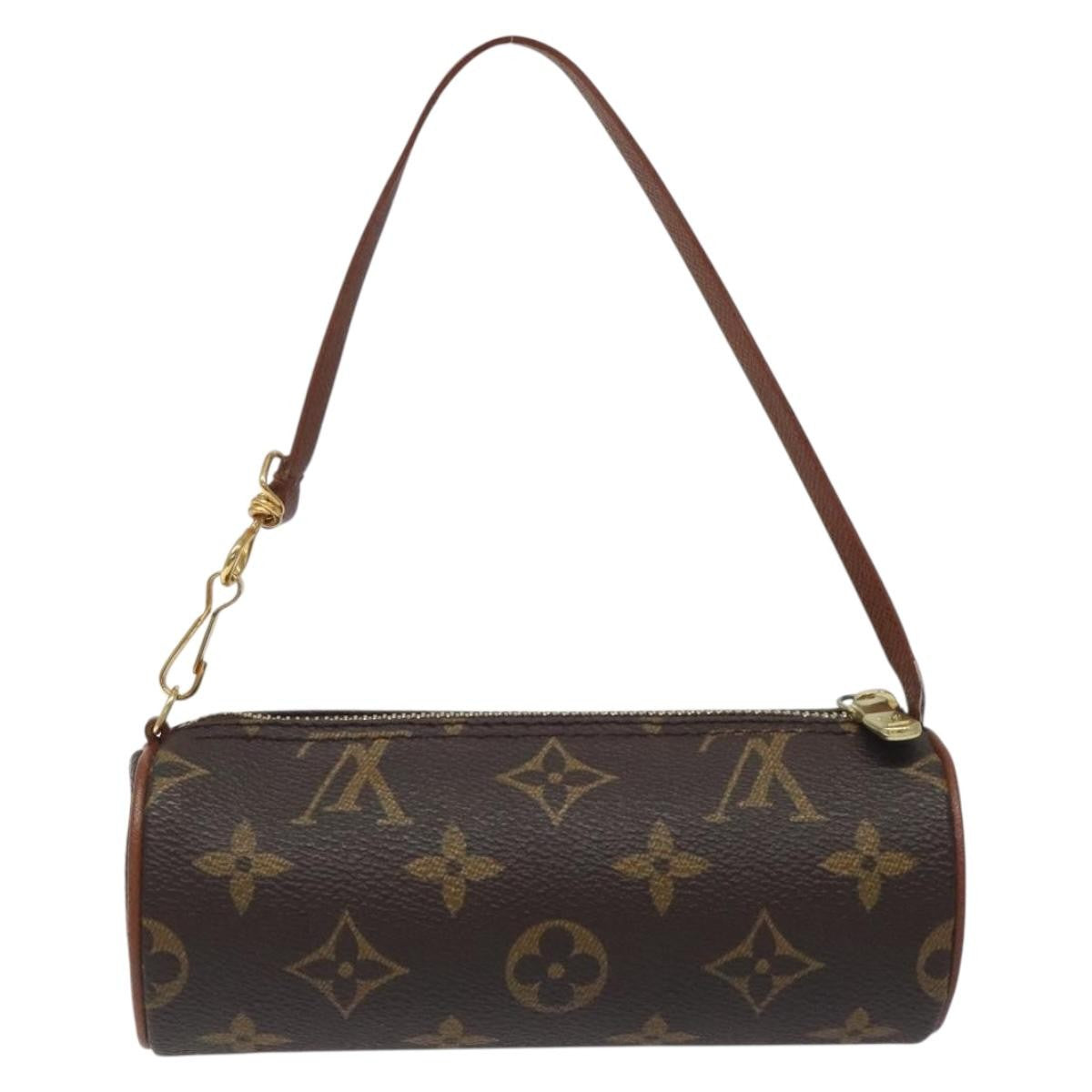 Louis Vuitton Papillon Pochette Monogram Canvas, BROWN, CANVAS, Handbag