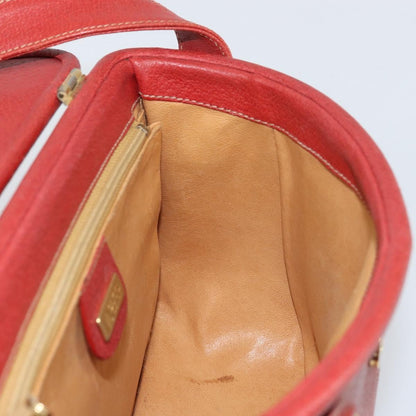 Gucci Vintage Shoulder Bag Leather, RED, LEATHER, Shoulder bag