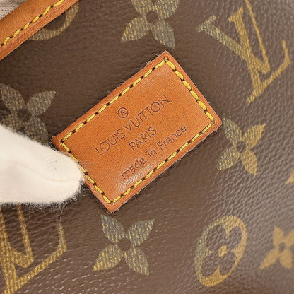 Louis Vuitton Saumur Handbag Monogram Canvas, BROWN, CANVAS, Shoulder bag