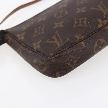 Louis Vuitton Pochette Accessoires NM Monogram Canvas, BROWN, CANVAS, Clutche & pouche