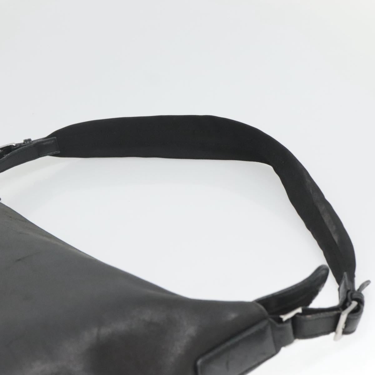Gucci Vintage Shoulder Bag Leather, BLACK, LEATHER, Shoulder bag