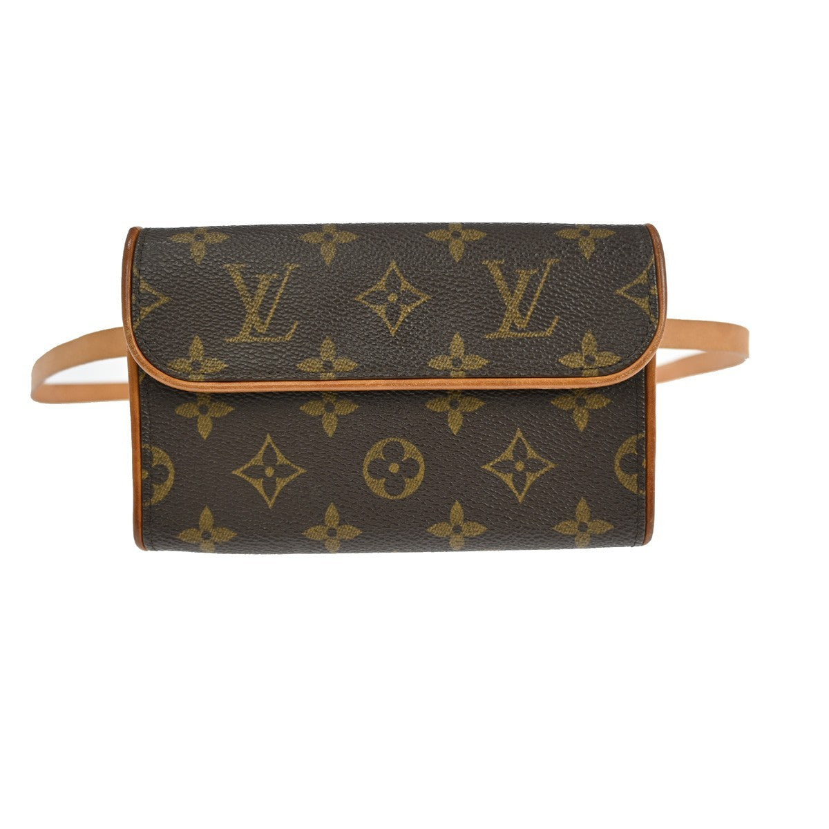 Louis Vuitton Florentine Pochette Monogram Canvas, Brown, Canvas, Crossbody Bag