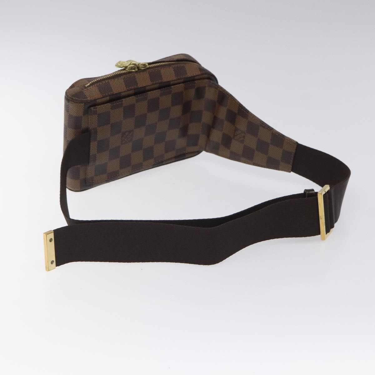 Louis Vuitton Geronimos Waist Bag Damier, BROWN, CANVAS, Shoulder bag