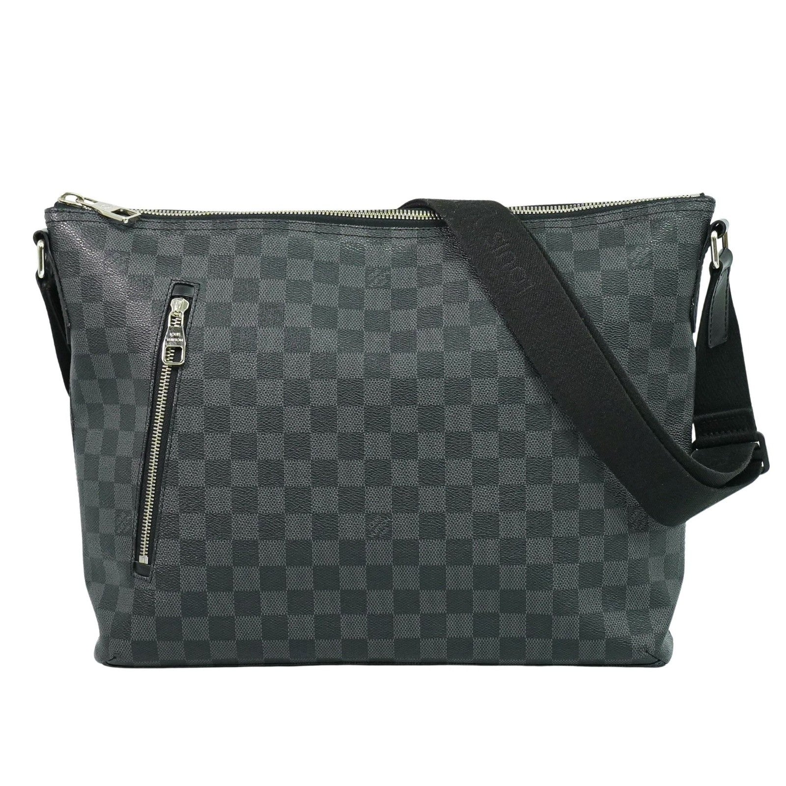 Louis Vuitton Mick Messenger Bag Damier Graphite, BLACK, CANVAS, Shoulder bag