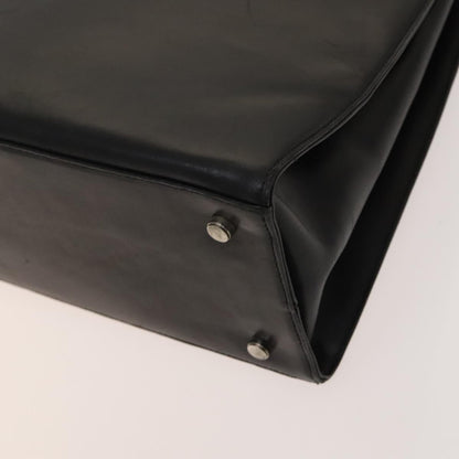 Salvatore Ferragamo Gancini Shoulder Bag Leather, BLACK, LEATHER, Shoulder bag