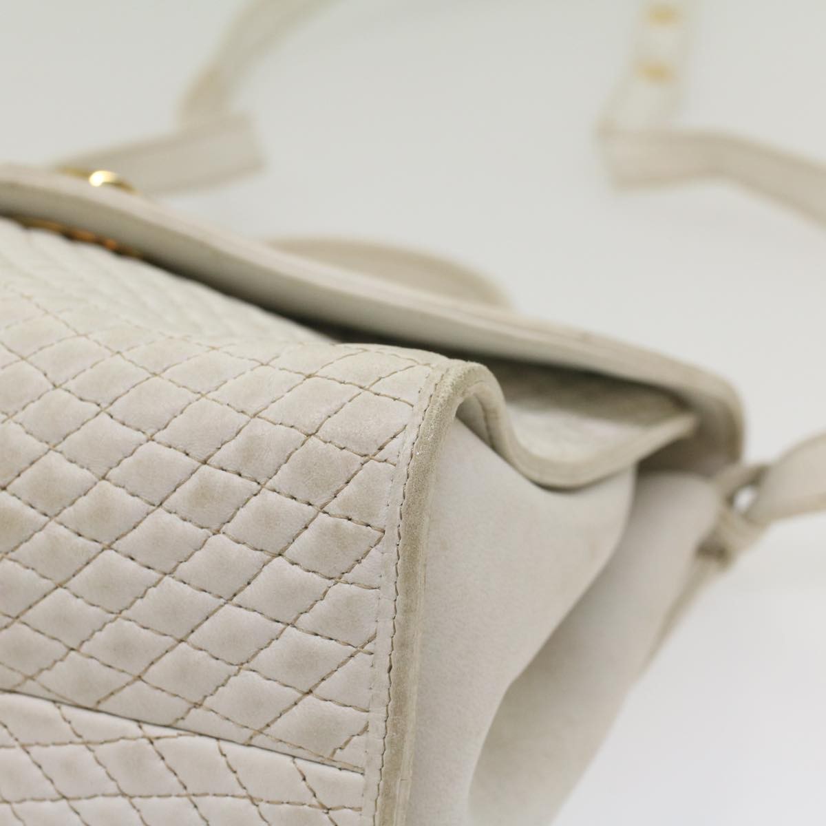 Bally Handbag Leather, WHITE, LEATHER, Handbag
