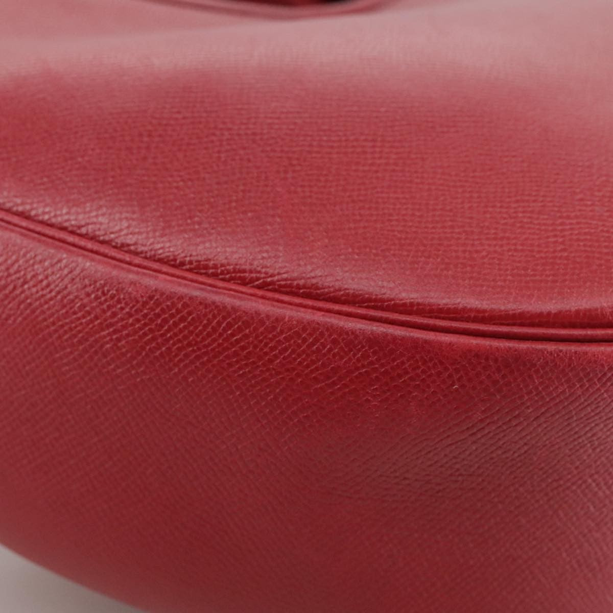 Hermes Foley cognac Handbag Leather, RED, LEATHER, Shoulder bag