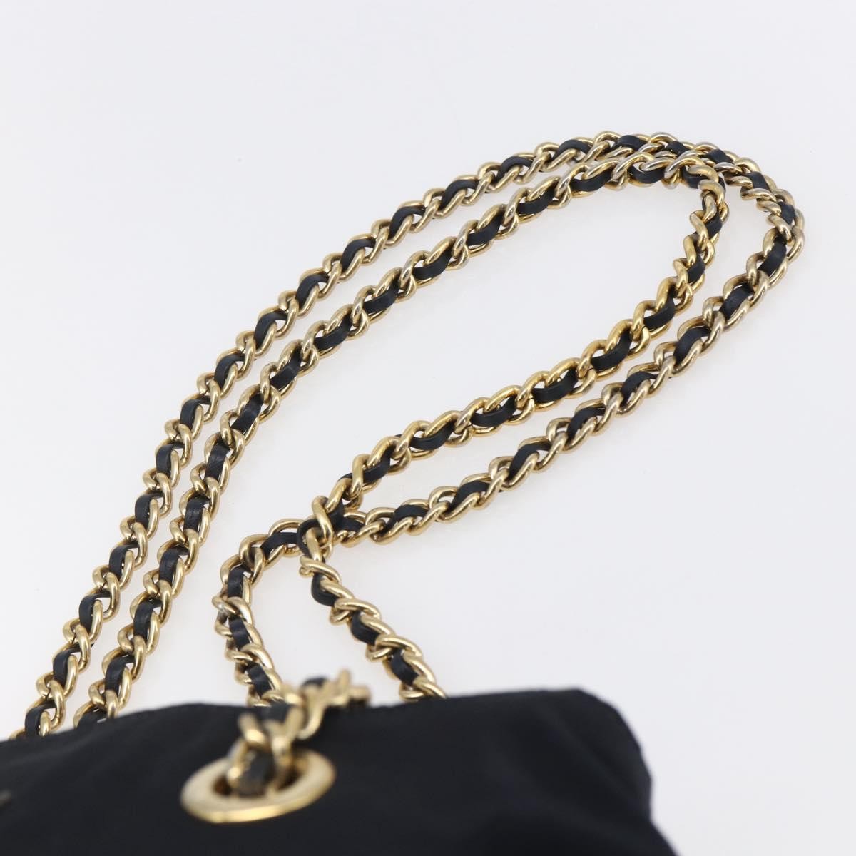 Prada Re-Edition 1995 Chain Tote Quilted Re-Nylon, NAVY, NYLON, Shoulder bag