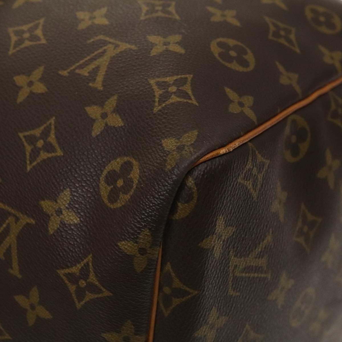 Louis Vuitton Keepall Bag Monogram Canvas, BROWN, CANVAS, Travel bag