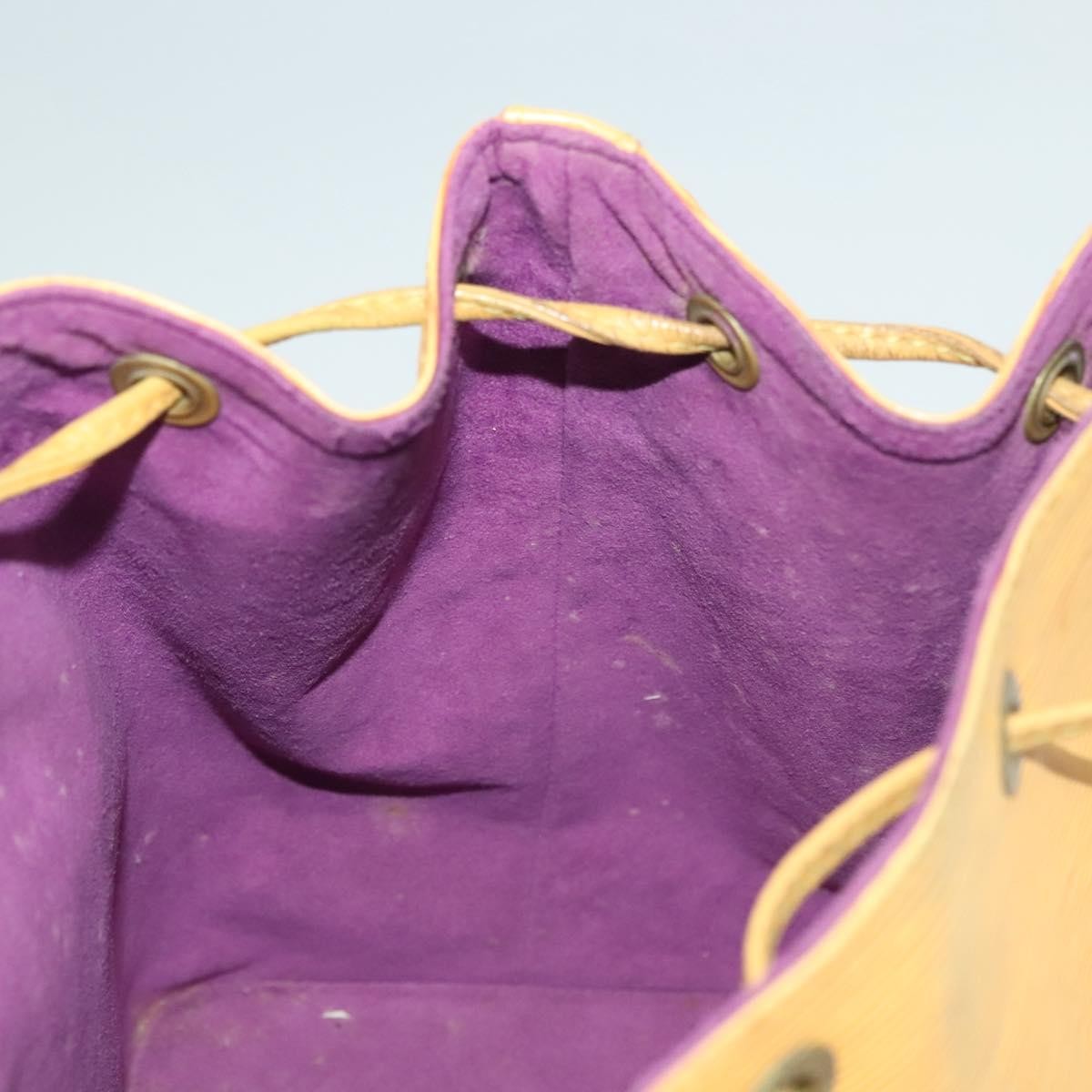 Louis Vuitton Petit Noe Handbag Epi Leather, YELLOW, LEATHER, Handbag