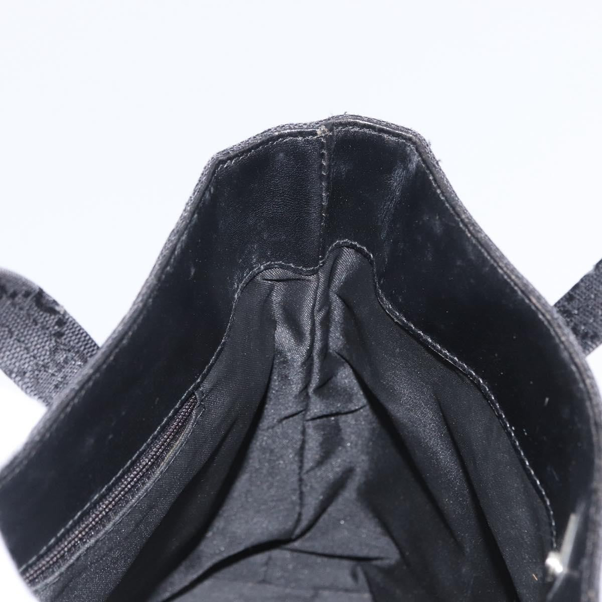 Gucci Double Pocket Tote GG Canvas, BLACK, CANVAS, Handbag