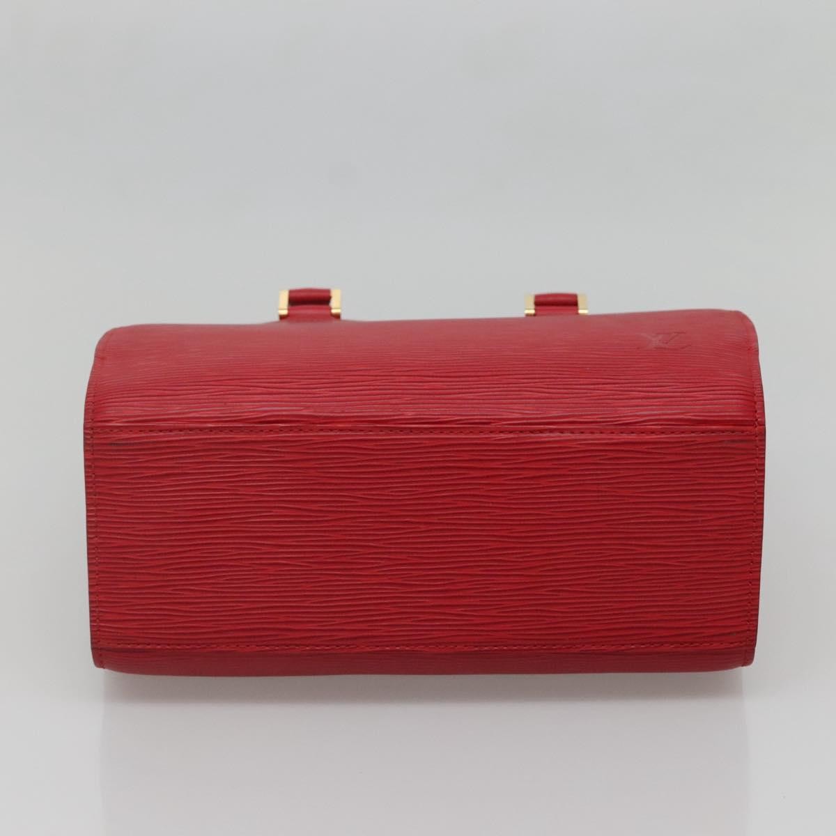 Louis Vuitton Pont Neuf Handbag Epi Leather, RED, LEATHER, Handbag