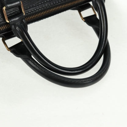 Louis Vuitton Speedy Handbag Epi Leather, BLACK, LEATHER, Handbag