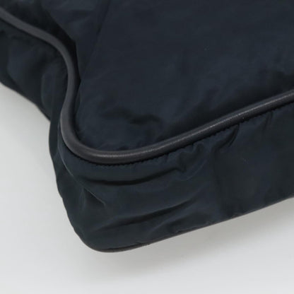 Celine Circle Logo Handbag Nylon, Navy, Nylon, Tote Bag