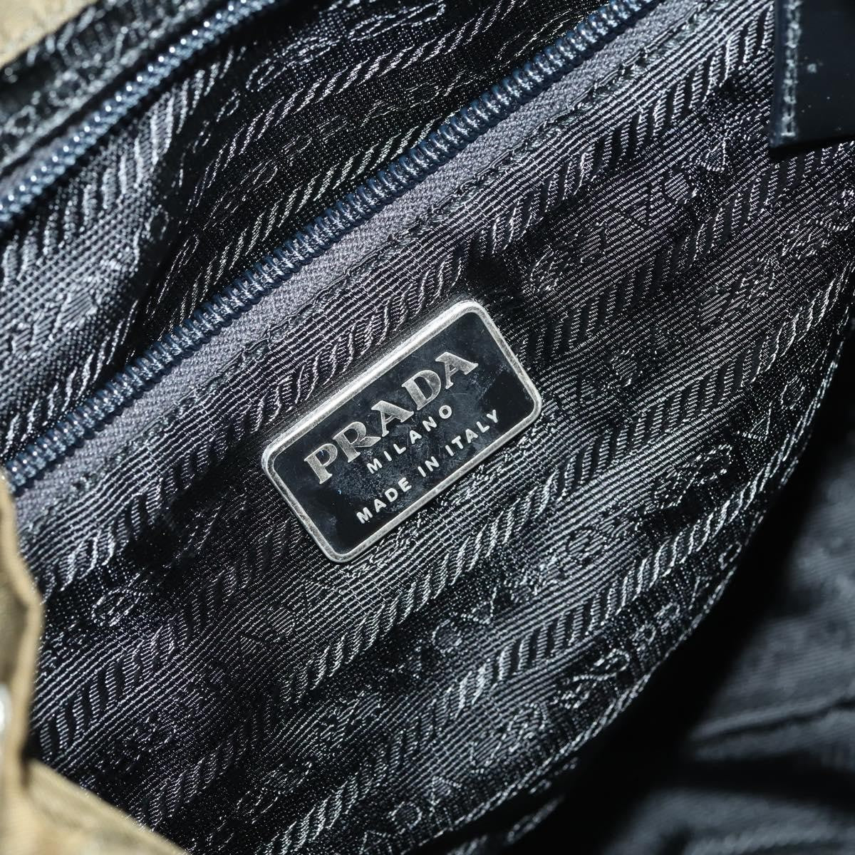 Prada Double Front Pocket Backpack Tessuto, KHAKI, NYLON, Backpack