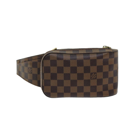 Louis Vuitton Geronimos Waist Bag Damier, BROWN, CANVAS, Travel bag