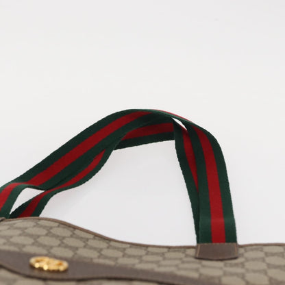 Gucci Sherry Line Tote Canvas, BEIGE, PVC, Tote bag