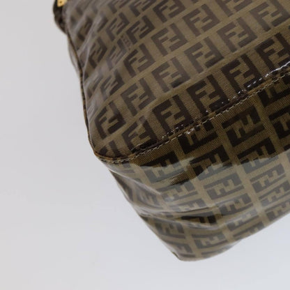 Fendi Mamma Baguette Zucca canvas, BROWN, CANVAS, Handbag