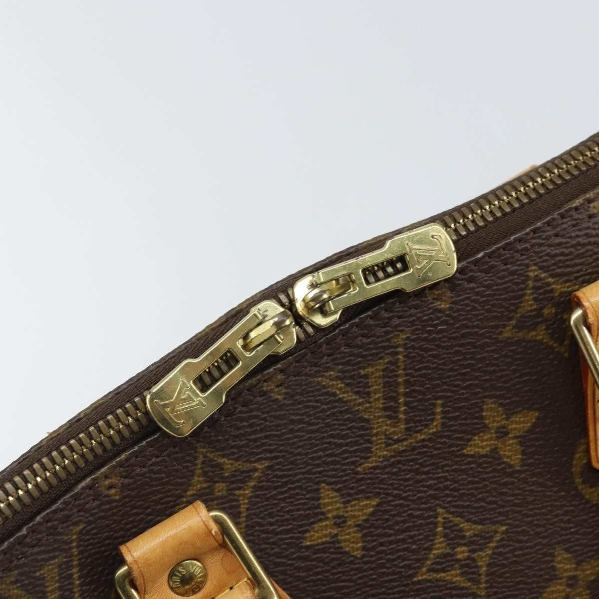 Louis Vuitton Alma Handbag Monogram Canvas, BROWN, CANVAS, Handbag