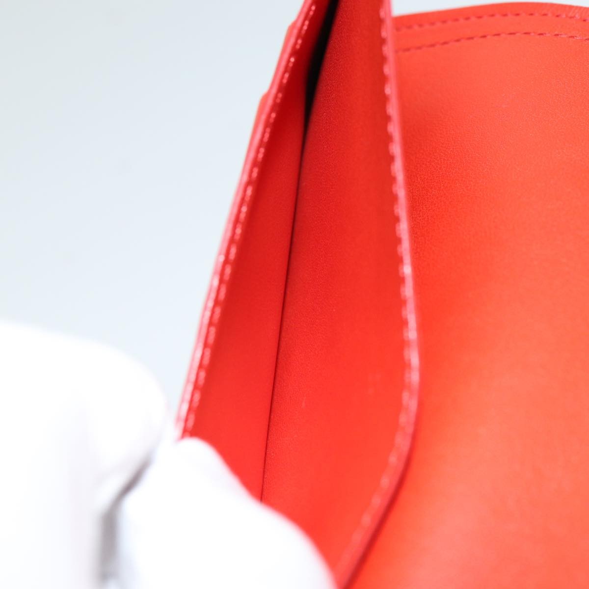Louis Vuitton Infini Organiser Leather, Red, Leather, Wallet