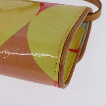 Louis Vuitton Fleurs Pochette Printed Monogram Vernis, MULTICOLOUR, PATENT_LEATHER, Clutche & pouche