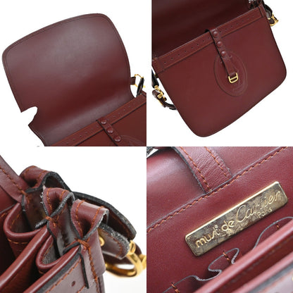 cartier Must de Cartier Shoulder Bag Leather, Red, Leather, Shoulder Bag