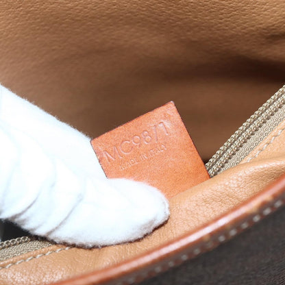 Celine Vintage Macadam Shopper Tote Coated Canvas, BROWN, CANVAS, Tote bag