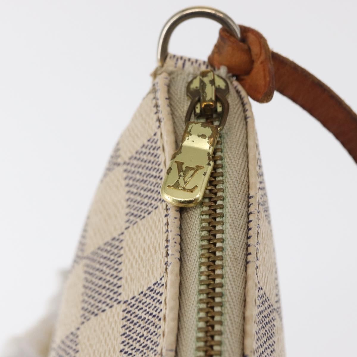 Louis Vuitton Pochette Accessoires NM Damier, BEIGE, CANVAS, Clutche & pouche