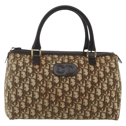 Christian Dior Trotter shoulder bag Canvas, Beige, Canvas, Handbag