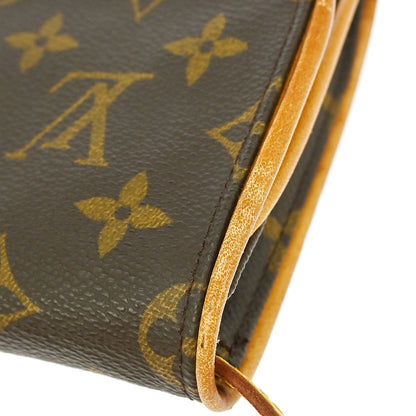 Louis Vuitton Twin Handbag Monogram Canvas, BROWN, CANVAS, Clutche & pouche
