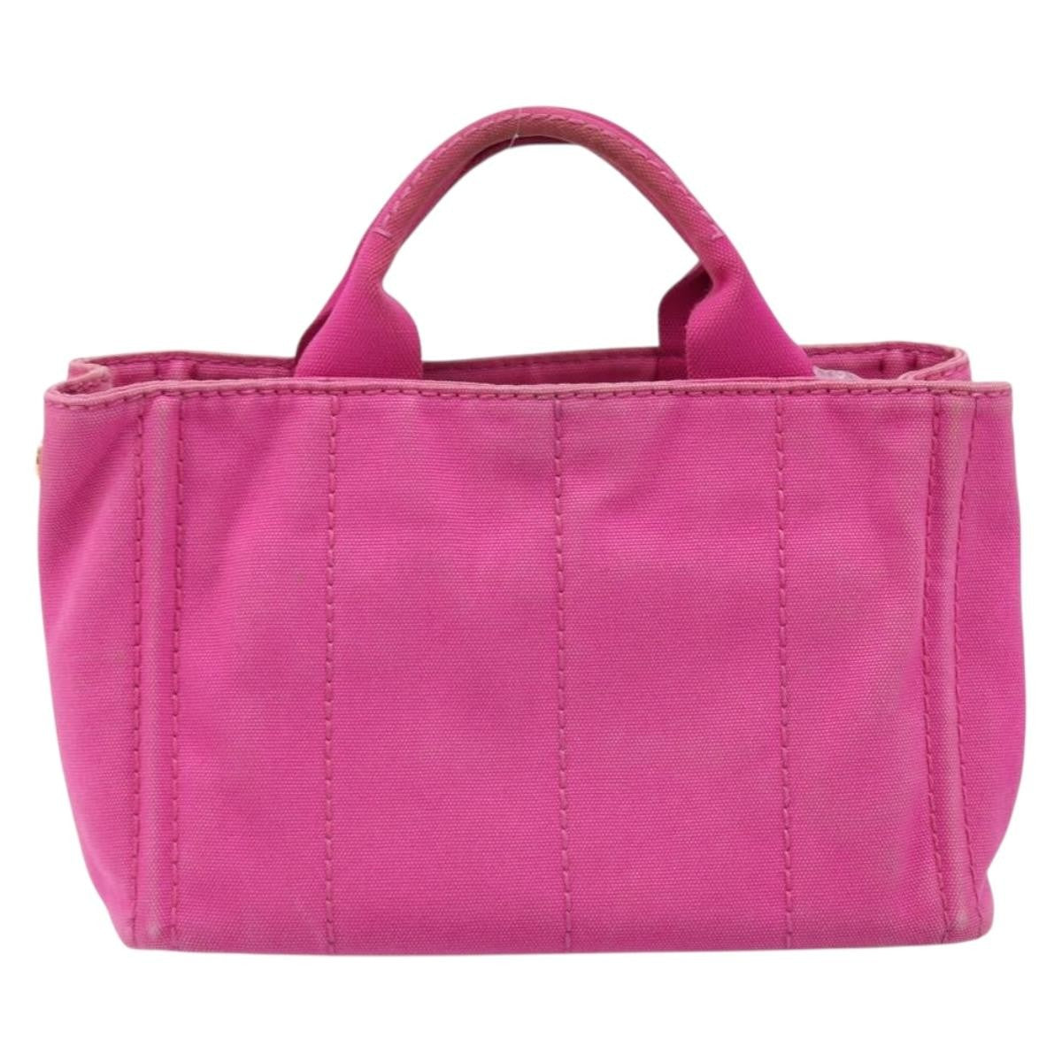 Prada Canapa Tote Canvas, Pink, Canvas, Tote Bag