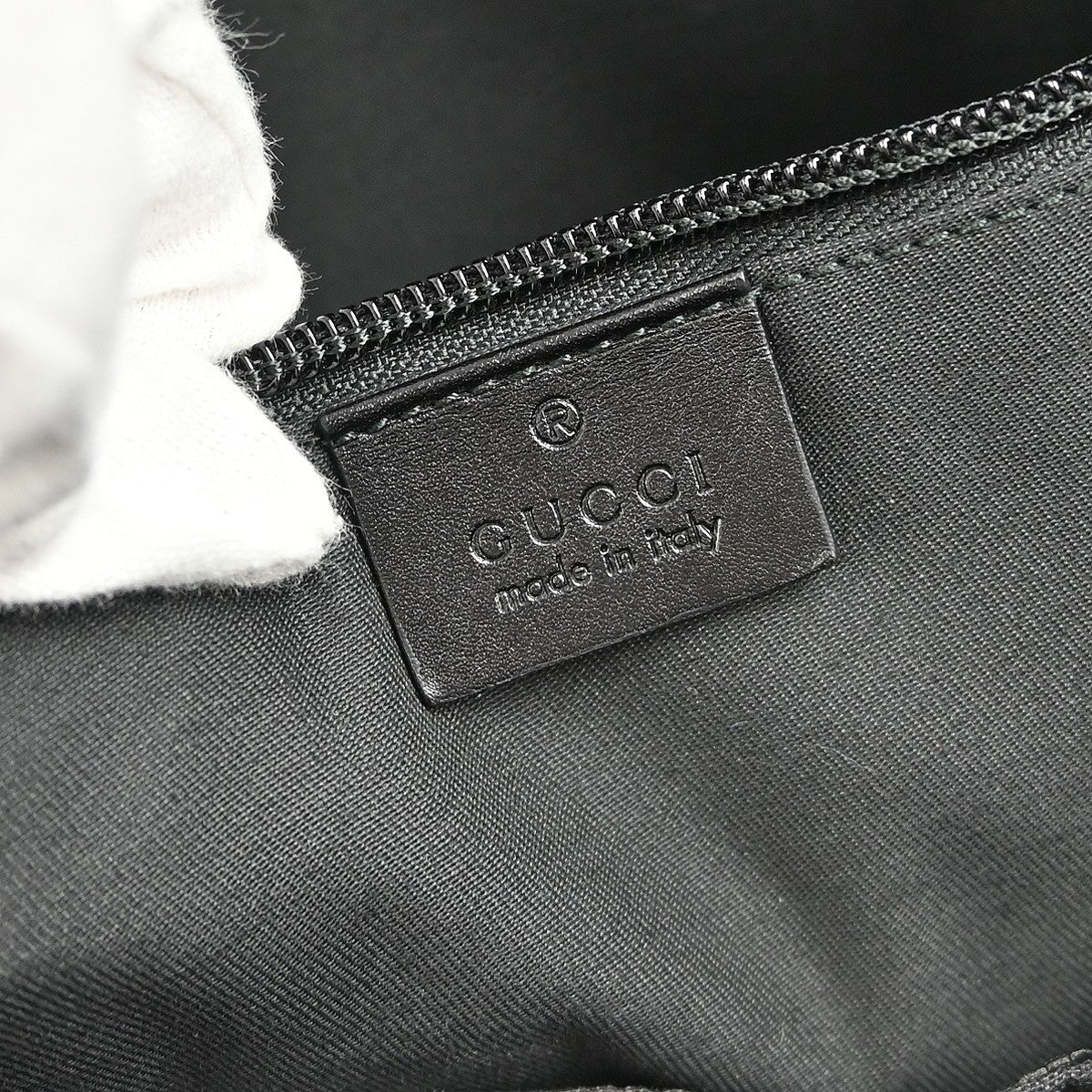 Gucci Diamante bright briefcase Leather, BLACK, LEATHER, Briefcase