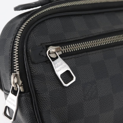 Louis Vuitton Ambler Waist Bag Damier Graphite, Gray, Canvas, Shoulder Bag